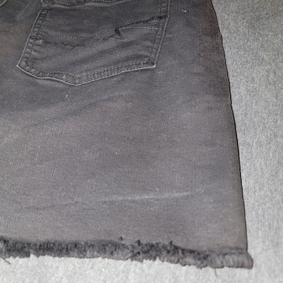 American Eagle Hi-Rise Mini Jean Skirt - Size 16 - Black - Picture 5 of 7